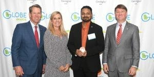 Adwait Joshi Accepts GLOBE award on behalf of DataSeers